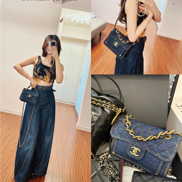 CHANEL Handbags - Chanel Denim bag 23s small